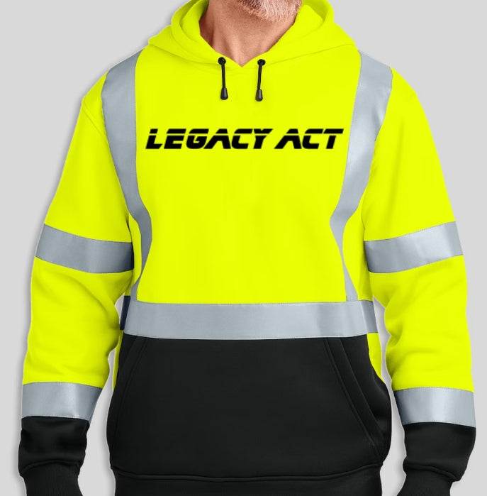 Class 3 Heavy‑Duty Fleece Safety Pullover Hoodie