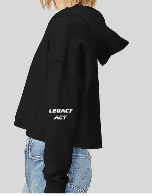 women's Crop-Top Hoodie
