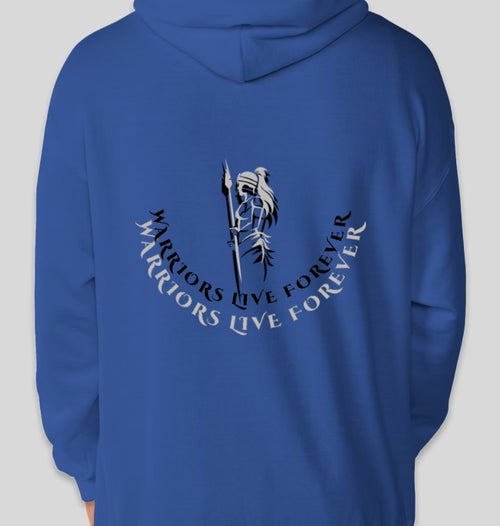 blue adult hoodie