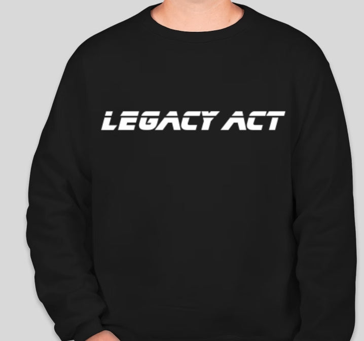 black crew neck