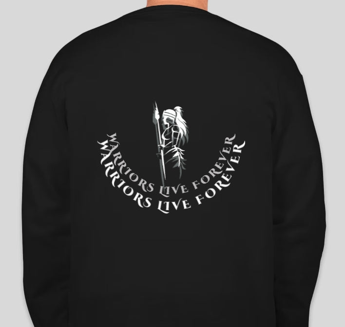 black crew neck