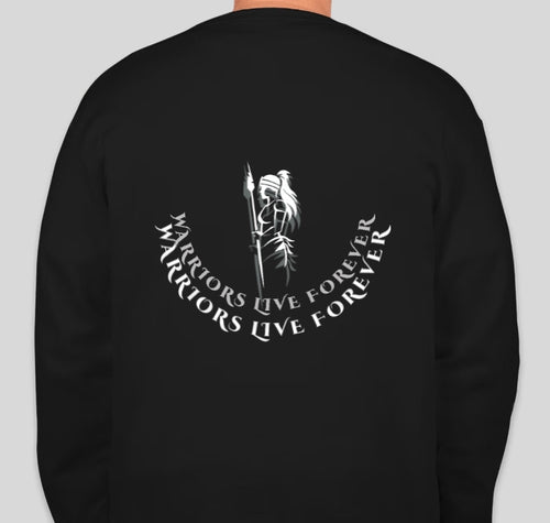 black crew neck