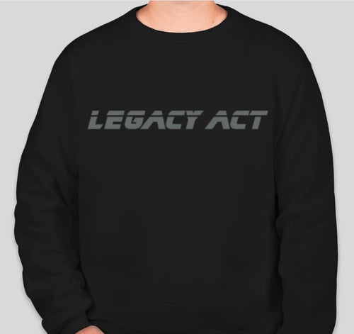 black crew neck